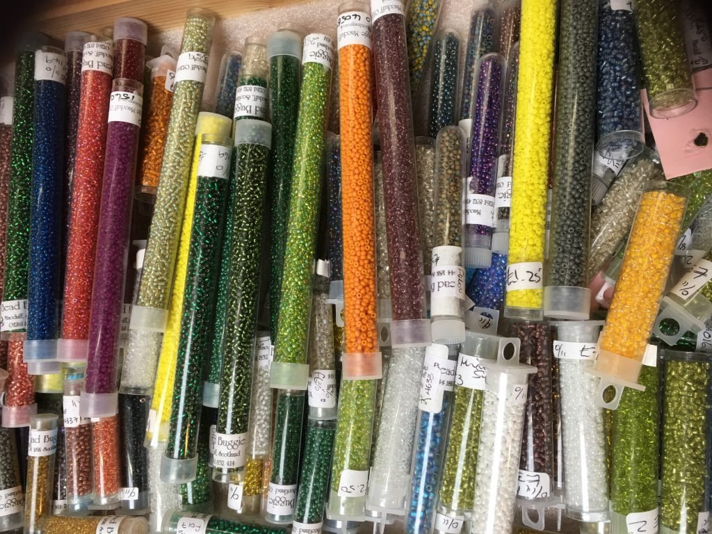 tubes of beads